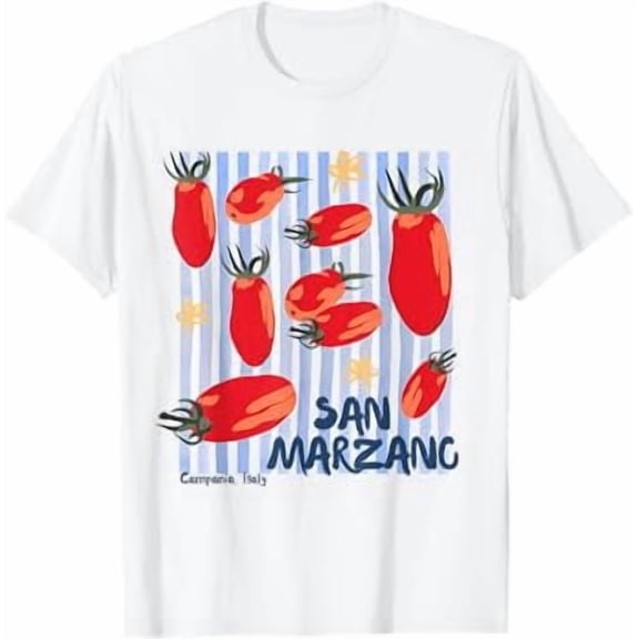 Vintage Tomato Italian Girl Summer T-Shirt
