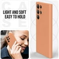 thumbnail image 6 of for Samsung Galaxy S23 Ultra Case, Thin Liquid Silicone Case,Shockproof,Slim Thin Phone Case for Samsung Galaxy S23 Ultra,Full Body Screen Camera Protective Cover-Orange 2-sam s23u-08, 6 of 13
