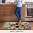 thumbnail image 6 of Birdhouse Vintage Door Mat Indoor Outdoor, Spring Floral Birds Botanical Non Slip Welcome Mat with Rubber Backing, Absorbent Fabric Front Door Mats Entryway Rug for Home Patio Entrance 20"x31.5", 6 of 8