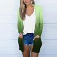 thumbnail image 1 of Cardigan pour Femmes Élégant Cardigan à Manches Longues Col Rond Imprimé Veste Légère Cardigan d'Été pour Femmes, 1 of 5