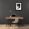 thumbnail image 3 of Urban Road 19x24 Black Modern Framed Museum Art Print Titled - Lydia Cut-Out I, 3 of 4