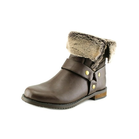 - Wanderlust Womens Sarina Cap Toe Ankle Cold Weather Boots, Brown, Size 6.0