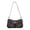 Black Leopard, variant on Red Leopard Shoulder Bag, Goth Punk Hobo Bag with Buckle, Y2K Style Underarm Bag for Women Shopping Travel Outdoor