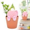 thumbnail image 2 of Easter Flower Pot, Plush Bunny Potted, Easter Bunny Planter, Easter Decorations, Faux Easter Bonsai, Bunny Butt Planter, Easter Table Centerpiece for Home Office Decor, 2 of 7