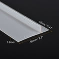 thumbnail image 2 of Uxcell 24.4 Inch Heat Resistant Silicone Stove Gap Covers Oven Filler Seals Gaps Clear 2 Pack, 2 of 5
