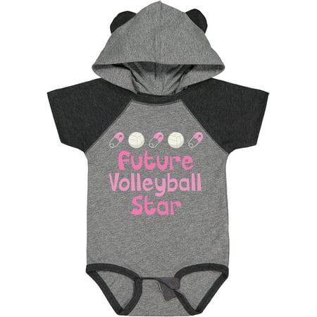 

Inktastic Future Volleyball Star Girls Gift Baby Girl Bodysuit