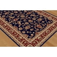 thumbnail image 3 of Tayse Sensation Area Rug 4797 NAVY Traditional Navy Blue Vines Leaves 2' x 3' Rectangle, 3 of 3