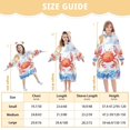 thumbnail image 3 of Wearable Blanket with Sleeves and Pocket Oversized Hooded Sweatshirt 3-14 YR Cute Cartoon Crab L, 3 of 7