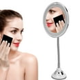 thumbnail image 4 of Flexible Mirror, Magnifying Mirror LED Fill Light Adjustable Gooseneck 10X Magnification  For Home, 4 of 8