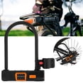 thumbnail image 1 of Bolla de Resistencia de Corte de dos Vías U Lock, Lock de Seguridad Para Bicicletas, Para Motocicletas Puertas de Seguridad de Ciclismo y Vallas Scooters de, 1 of 7