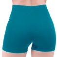 thumbnail image 2 of Paquete de 2 Short Licra Mujer, Turquesa-Turquesa, Corto, Unitalla, Deportivo, Atlético, Boxer, 2 of 6