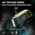 thumbnail image 4 of Hand Crank Flashlight,Portable LED Emergency Flashlight with Hand Crank/Solar/USB Rechargeable,Survival Flashlight for Camping, Outdoor, Hiking, 4 of 6