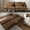 Gray, variant on Modern Linen Velvet Convertible Folding Futon Couch Sofa Bed Adjustable Pillow Top Arm Memory Foam Couch Double Loveseat Sofa for Compact Living Space
