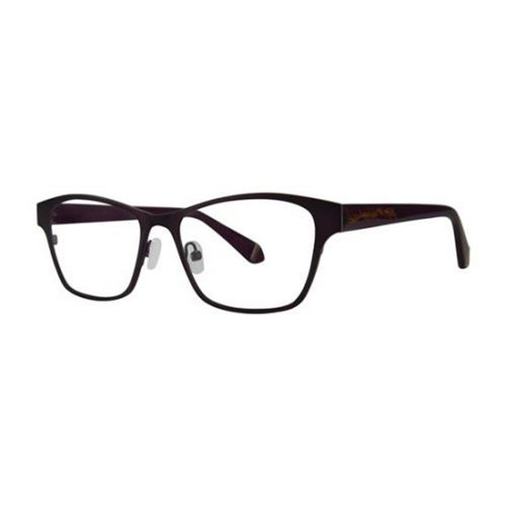 ZAC POSEN Eyeglasses HATTIE Plum 52MM - Walmart.com - Walmart.com