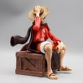 thumbnail image 4 of Figura de acción de One Piece de 17 cm, mono D. Luffy sentado en la caja, estatua de manga GK, figura de acción de PVC, modelo de colección, muñeco de juguete, regalo, 4 of 5