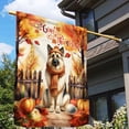 thumbnail image 3 of Happy Thanksgiving German Shepherd Give Thanks Fall Beanie Scarf Welcome House Flag 28x40in Double Sided Alsatian Dog Lover Gifts Outdoor Decor - 00020, 3 of 5