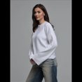 thumbnail image 4 of Suéteres de Cuello Redondo para Mujer, Conjuntos de Otoño, Tops de Punto Acanalado de Larga A S, 4 of 10