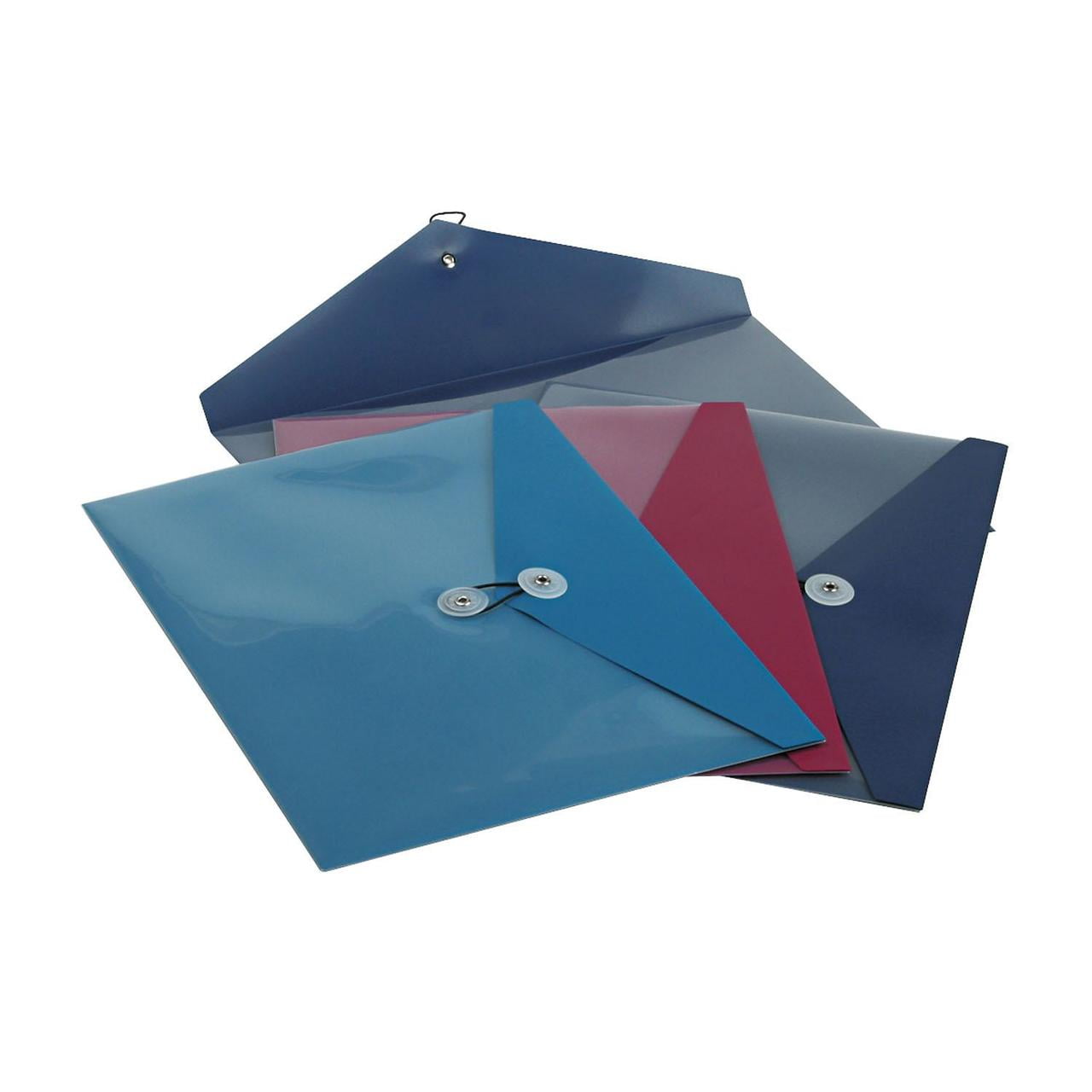 Pendaflex Poly ViewFront Side Opening Booklet Envelope, Assorted Colors (4 ct.) Pack of 2