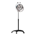 thumbnail image 5 of SuperDeal Adjustable Hooded Hair Dryer, Freestanding 1300W Rolling Bonnet Dryer with Temperature Control, White, 5 of 5
