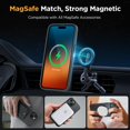 thumbnail image 3 of Funda de teléfono Miracase Magnetic Series para iPhone 15 negra, 3 of 7