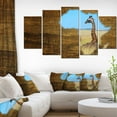 thumbnail image 3 of Design Art Africa Wildlife Map Design Canvas Print, 3 of 3