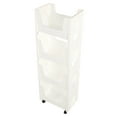 thumbnail image 1 of Large Capacity Thickened Storage Cart With Lockable Wheels For Books Toys Seasoning Bottles, 1 of 8