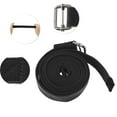 thumbnail image 3 of Unique Bargains 1pc Women Yoga Stretch Band 70.87 Length Black, 3 of 4