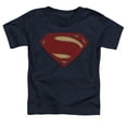 thumbnail image 2 of Batman V Superman Superman Costume Shield Kids T Shirt (2) for Youth Toddler Boys and Girls, Navy, 2 of 5