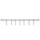 thumbnail image 1 of Barra de acero inoxidable 304 con 7 ganchos móviles para organizar utensilios de cocina, soporte multifuncional para pared., 1 of 6