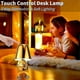 thumbnail image 3 of Bedside Touch Table Lamp, Gold Thinker Lamp Desk Light Cordless Rechargeable Portable Decorative Nightstand Lamp With Usb Charging, 3 of 3