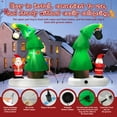 thumbnail image 3 of Yexmas 6FT Christmas Tree Inflatables Outdoor Decorations with Santa Claus & Penguin,Christmas Blow Up with LED Lights for Indoor Outdoor Xmas Decoration, 3 of 11