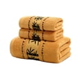 thumbnail image 1 of Toystoory Juego de toallas de baño para el hogar, absorbentes y ecológicas, para una experiencia lujosa, amplia gama de usos Toallas y Paños Amarillo, 1 of 6