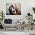 thumbnail image 3 of Stupell Industries Hugging Horses Painting Animals & Insects Painting Gallery Wrapped Canvas Art Print Wall Art, 48 x 36, 3 of 8