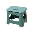 thumbnail image 1 of Taburete plegable resistente - Taburete portátil de plástico para acampada, senderismo y pesca con pies antideslizantes, soporta 300 libras, 1 of 1
