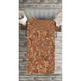 thumbnail image 3 of Ambesonne Nostalgic Quilted Bedspread Set 2 Pcs, Victorian Classic Leaves, Twin Size, Multicolor, 3 of 3