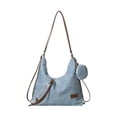 thumbnail image 2 of Retro Tote Backpack, Large Capacity Shoulder Bag, Waterproof Fabric, Comfortable Straps, For Students, Commuters, Daily Use, Durable Material, Travel Gear, Office Essentials SOPABCP Reduced Price, 2 of 8
