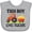 AC-Heather Grey, variant on Inktastic Farming Cute Boy Loves Tractors Boys Baby Bib