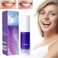 BONINGGG Colour Corrector Purple Teeth Tooth Stain Removal Teeth Booster Purple Toothpaste