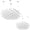 White, variant on VIVO Black Acoustic Ceiling Waffle Panel, 2-Pack