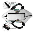 thumbnail image 4 of Fotbe Colorful With Blue Oriental Bolsa Tote Estética de Lona con Estampado para Mujer - Bolsa Reutilizable de Hombro Casual para Vacaciones, Compras, Trabajo y Gimnasio, 4 of 8