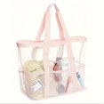 thumbnail image 4 of SNNROO Mesh Beach Bags For Women - Plus Waterproof Sand-proof Tote Bag Extra Large Lightweight Mesh Tote Bag Portable Fordable Carry Tote Bag Beach Essentials For Vacation, 4 of 7