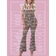 thumbnail image 5 of Conjunto para Mujer 2 Piezas Blusa Peplum con Escote y Pantalón Acampanado Set Casual Estampado Cuadros, 5 of 5