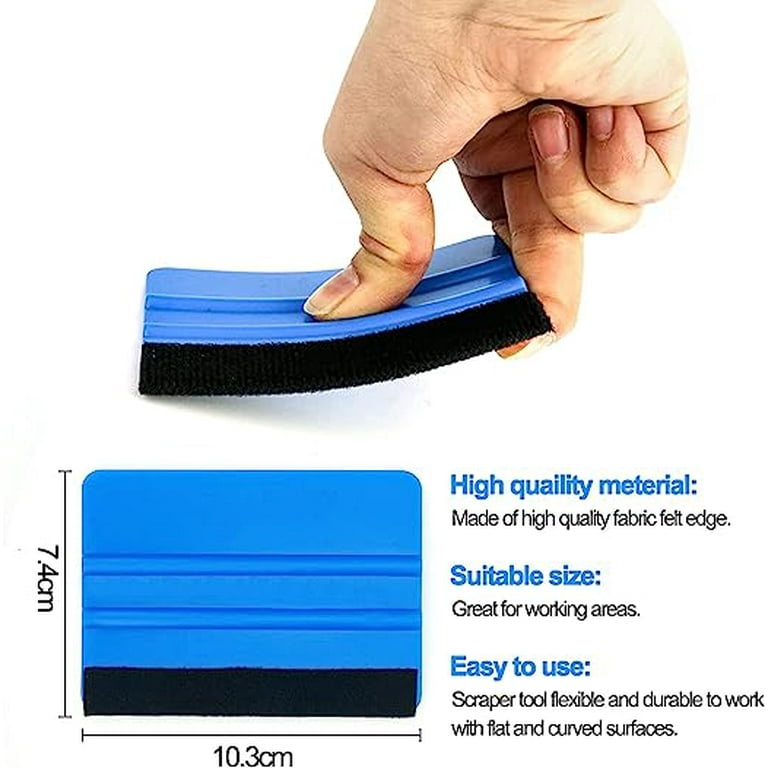squeegees and other tools - Plastic squeegee with felt edge