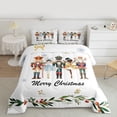 thumbnail image 2 of Feelyou Fairy Tale Princess Queen Comforter Set for Kids, Cartoon Royal Nutcracker Bedding Sets, Merry Christmas Reversible Bedding Comforter Set, Luxury Bedroom Decor, 3pcs, 2 of 8
