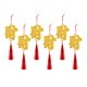 thumbnail image 3 of Adornos colgantes de Año Nuevo chino, amuletos de la suerte para interiores y exteriores. Cai personaje 6 piezas, 3 of 9