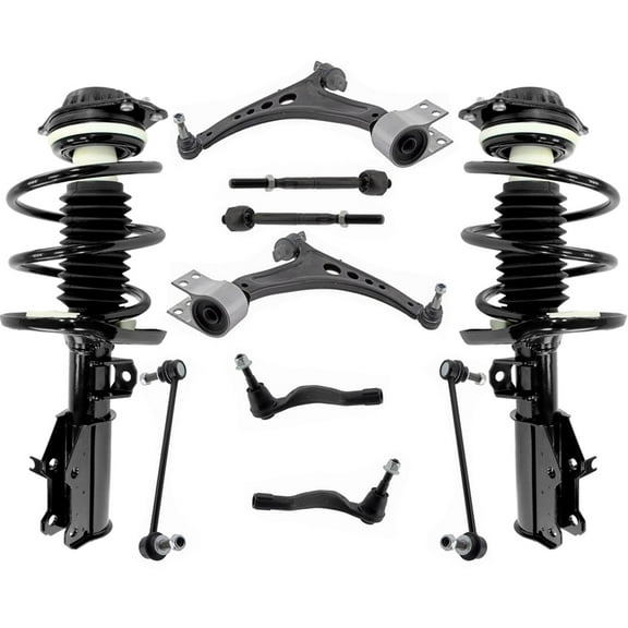Front Complete Struts Control Arms Tie Rods & Links For Chevrolet Malibu 16-22