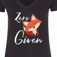 thumbnail image 4 of Inktastic Zero Fox Given Women's V-Neck T-Shirt, 4 of 5