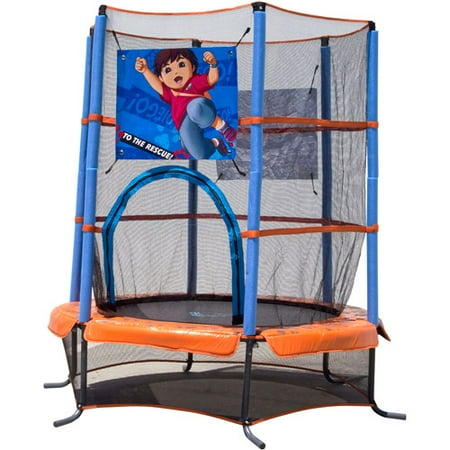 55" Kids Airzone Diego Trampoline with Safety Enclosure