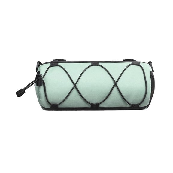 Waterproofed Cycling Handlebars Bag With Detachable Shoulder Strap and Elastic Storage Band for Mountain Bike