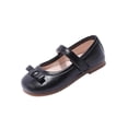 thumbnail image 2 of Girls Princess Dress Shoes, Cute Flower Mary Jane Flats for Flower Girl Party Wedding Black 13.5, 2 of 7